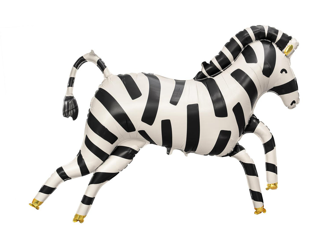 Folieballong - Zebra