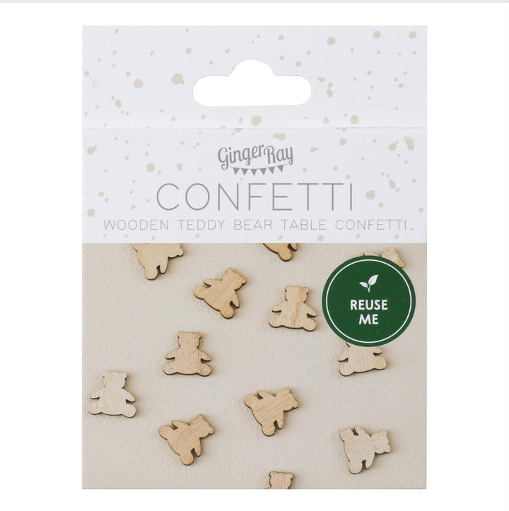 Teddy Bear Baby Shower Confetti av tre