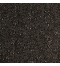 Servietter 40 x 40 cm - svart