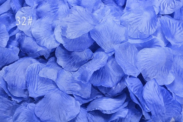 Roseblader - Blå (100 stk)